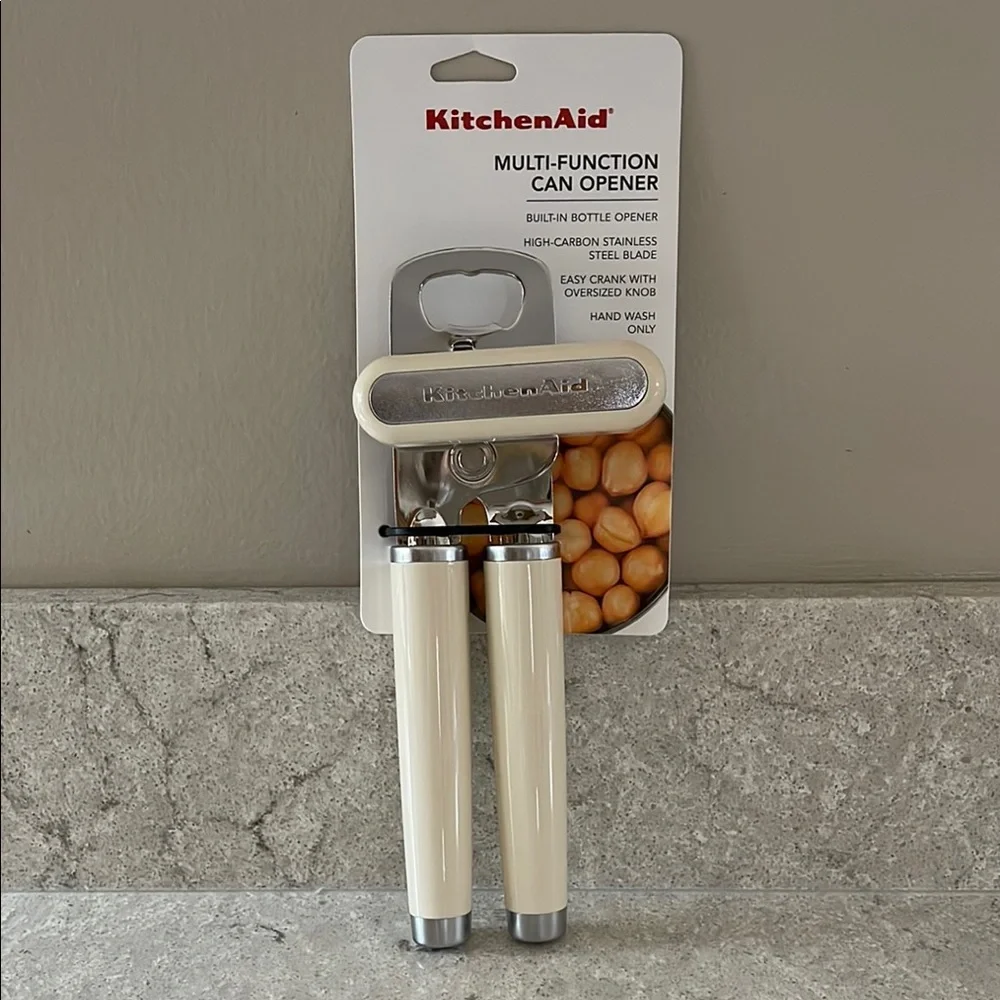 KitchenAid Multi-Function Can Opener, Almond Cream
